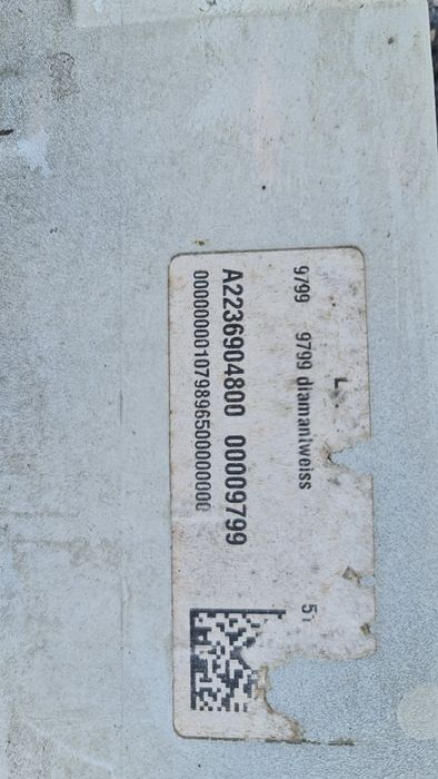 Ornament prag Mercedes S w223 2020+ long lung