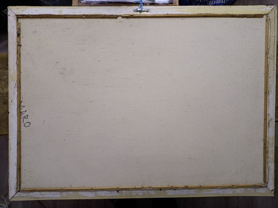 Tablou Pictat "Canoe sub cerul de chihlimbar" Anul 1999