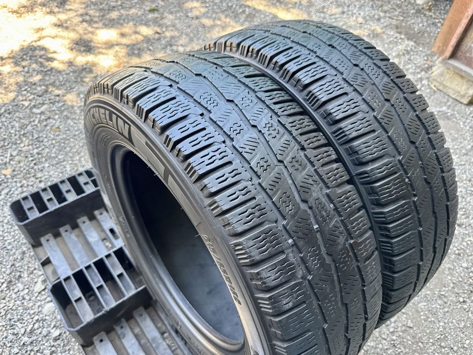 2бр.ЗИМНИ ГУМИ Michelin 215/65/16C за бус Sprinter,Iveco,Ducato,T5,T6