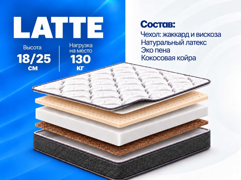 Матрас LATTE - Напрямую от производителя Gardenia