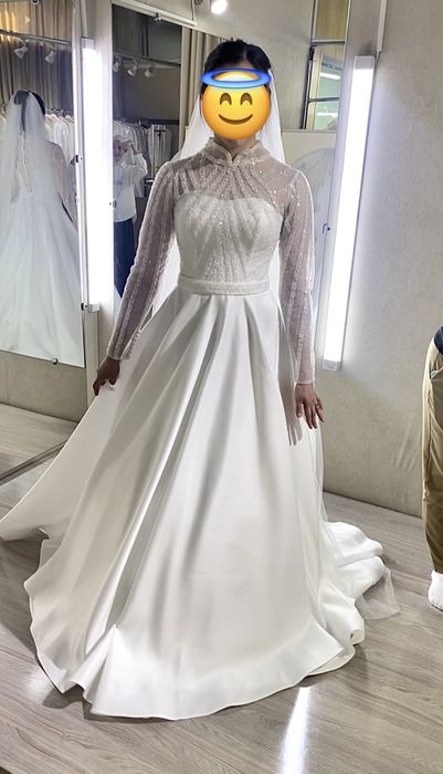 Свадебное платье 150 тыс тг