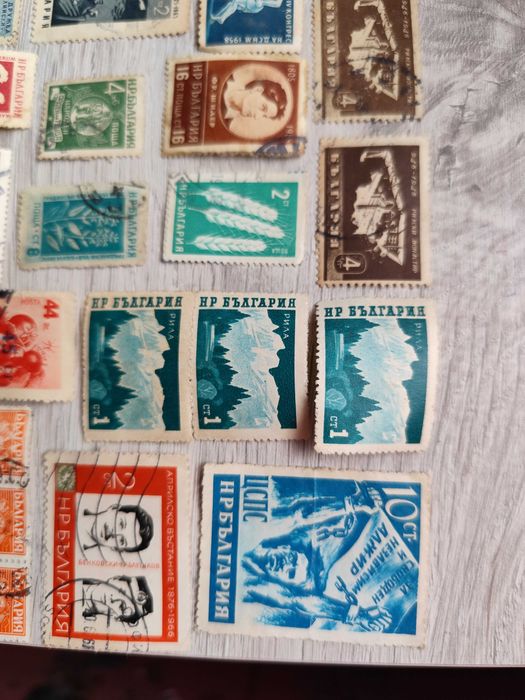 Стари Български пощенски марки във добро състояние!