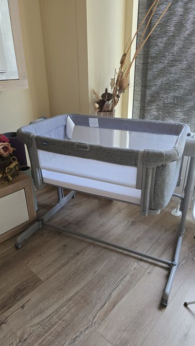 Бебешка мини кошара с падаща страна Chicco - Next 2 Me Magic Evo