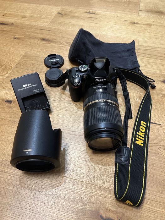 Nikon D5100 + Tamron SP 70-300mm + accesorii