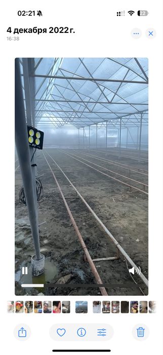 Isiqxona (парник) сотилади 20/40 м атаплениси билан