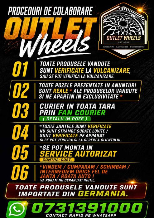 4 Roti Jante + Anvelope IARNA - 5x112 17'' - OEM AUDI A4 B8 B9 / Audi A5 - Anvelope Bridgestone AO - 225/50/17 - Stare F BUNA - DOT 2021 - SUPER PRET