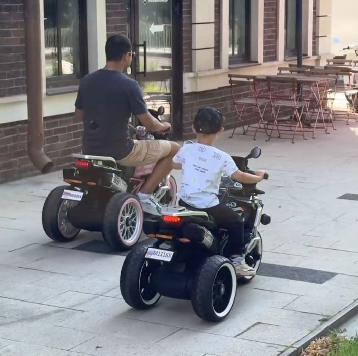 Детский электромотоцикл с подсветкой колес | Новое в упаковке!