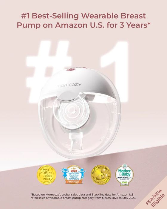 Momcozy M5 smart breast pump Single