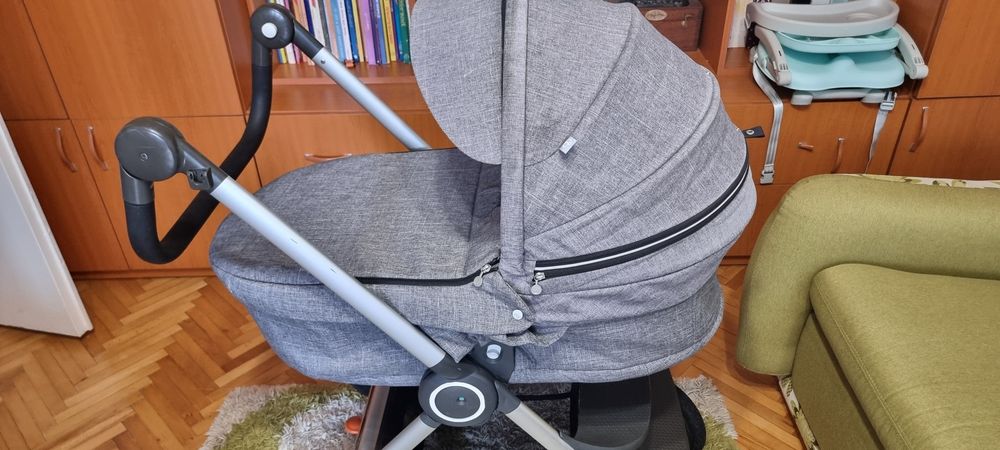 Cărucior Stokke Trails  3 in 1 + bază Stokke  Izofix BeSafe IZI Go