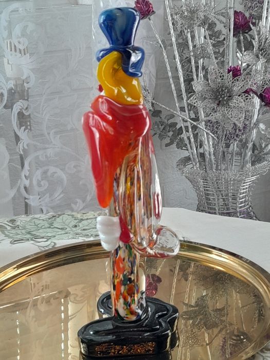 Клоун муранено стъкло