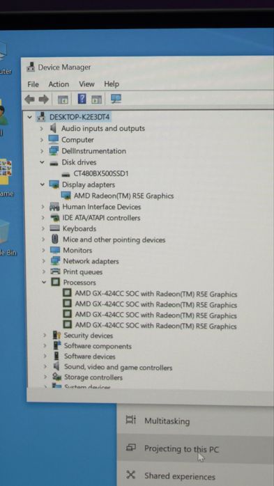 Mini PC Dell Wyse 5060 AMD GX/16GB/480GB + Tastatura Mouse
