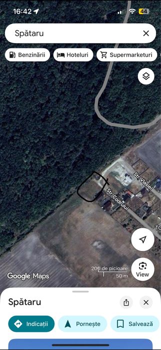 Teren intravilan padure Spataru