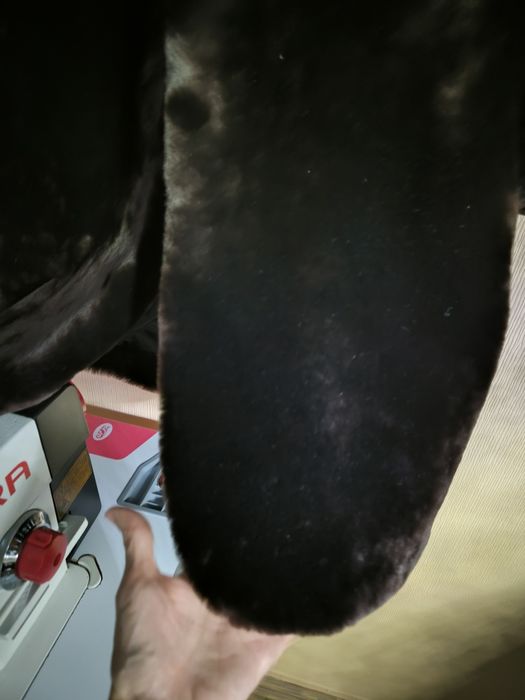 Шуба цигейковая облегченная