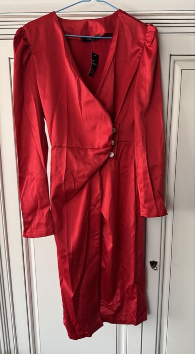 Rochie rosie Tessa marimea S