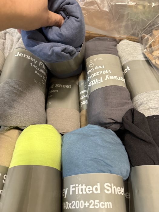 Cearsaf de pat cu elastic bumbac Jersey 140x200 cm+ 5 cm div culori