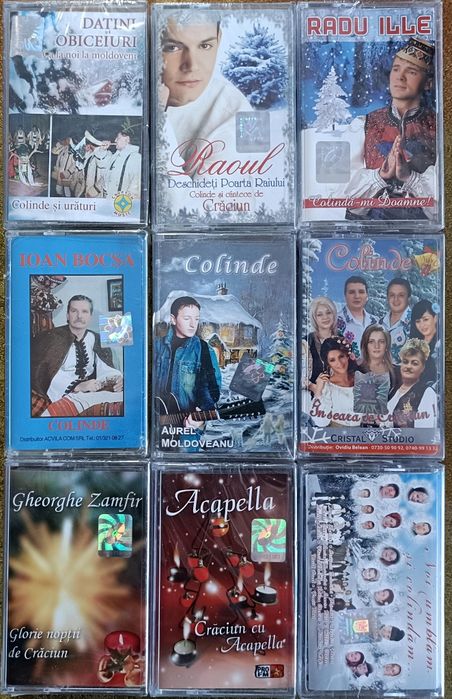 Casete sigilate cu Colinde și Urături de Crăciun
