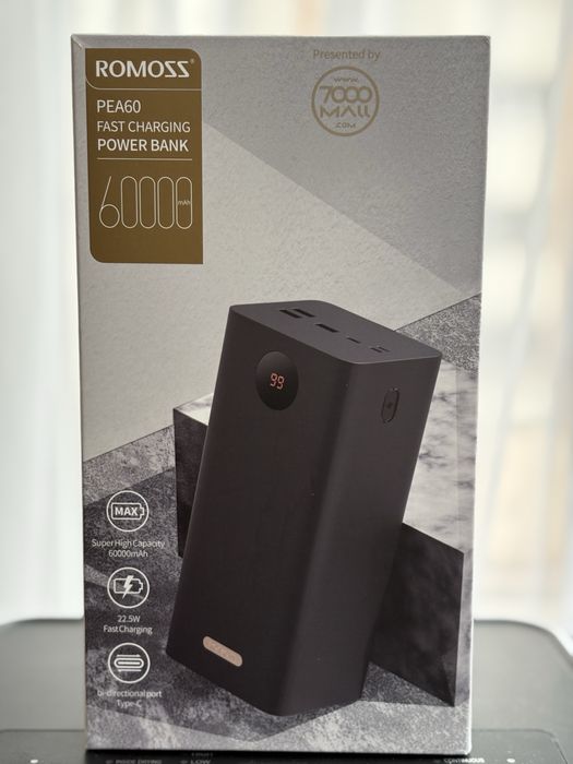 Baterie/acumulator extern romozz 60000mah fast charger