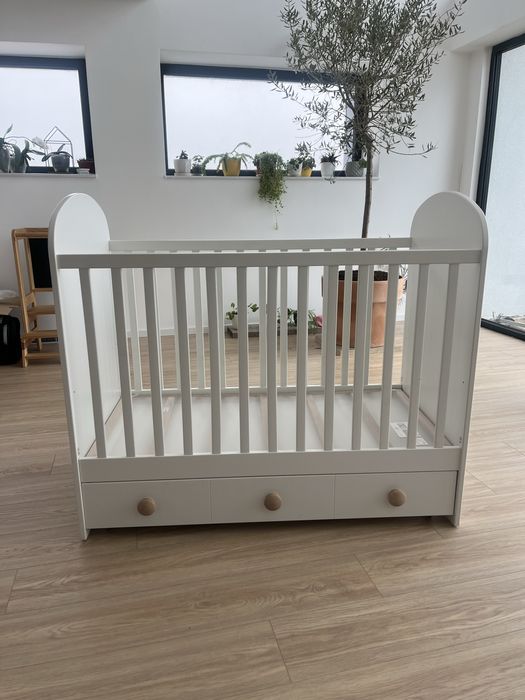Pat bebe Gonatt IKEA cu saltea inclusa