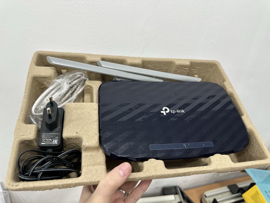 Wi-Fi роутер TP-Link Archer C20 (AC750, двухдиапазонный) вай фай