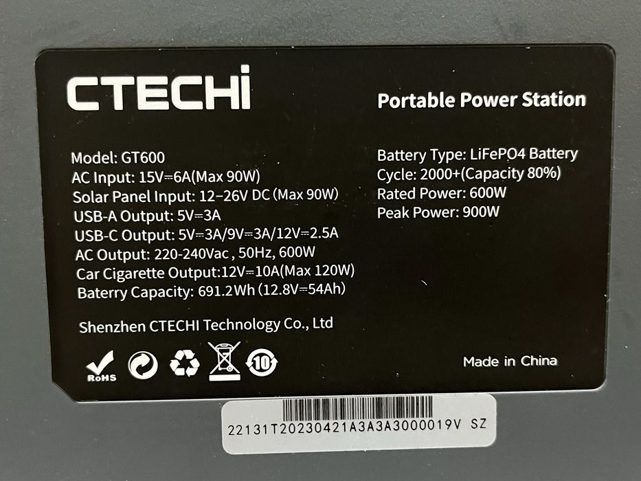 Переносной powerbank ИБП Lifepo4 Аккумулятор