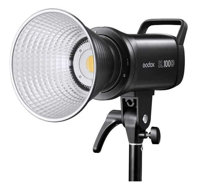 Godox SL100D Kit - lumini studio – 2x LED 100W + 2 Softboxuri + Stative + Geantă