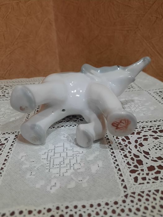 Фарфоровая фигурка "Слоник" , Ленинградская Артель "Прогресс". В идеал