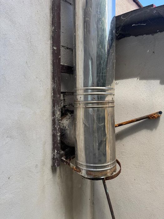 Cos de fum inox centrala