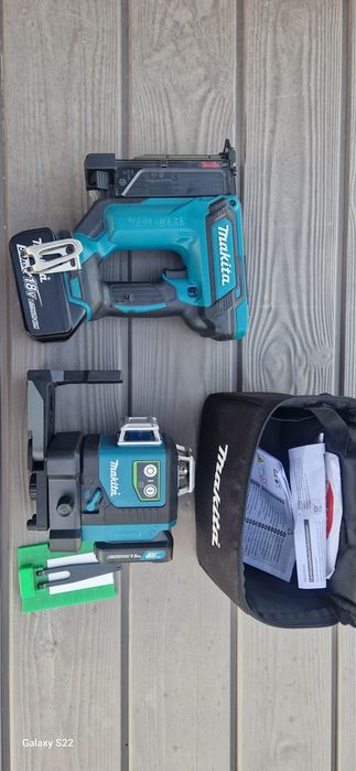 Makita pistol cuie,nivela cu linii