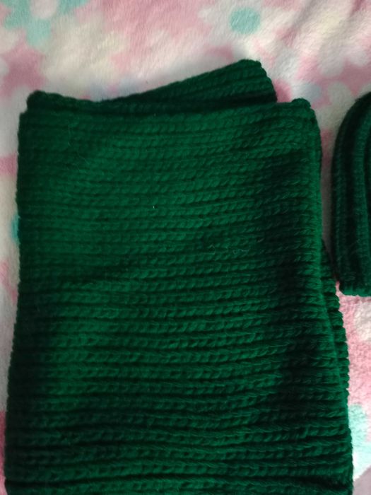 Шапка и снуд зима