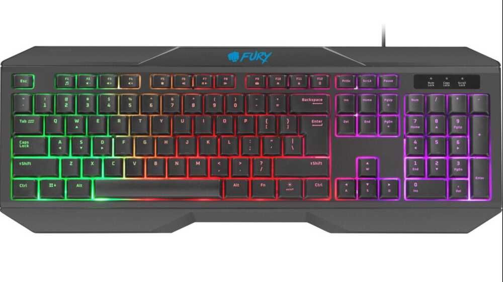 Kit gaming Tastatura, Mouse, Casti si Mousepad Fury Thunderstreak 3.0