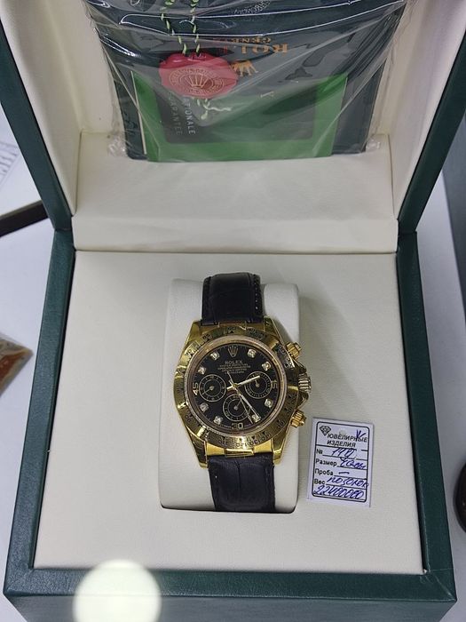 Продается новые позолоченные мужские часы Rolex