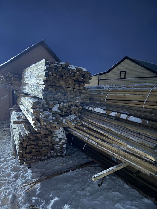 Брусья, доски 3-4-5-6м