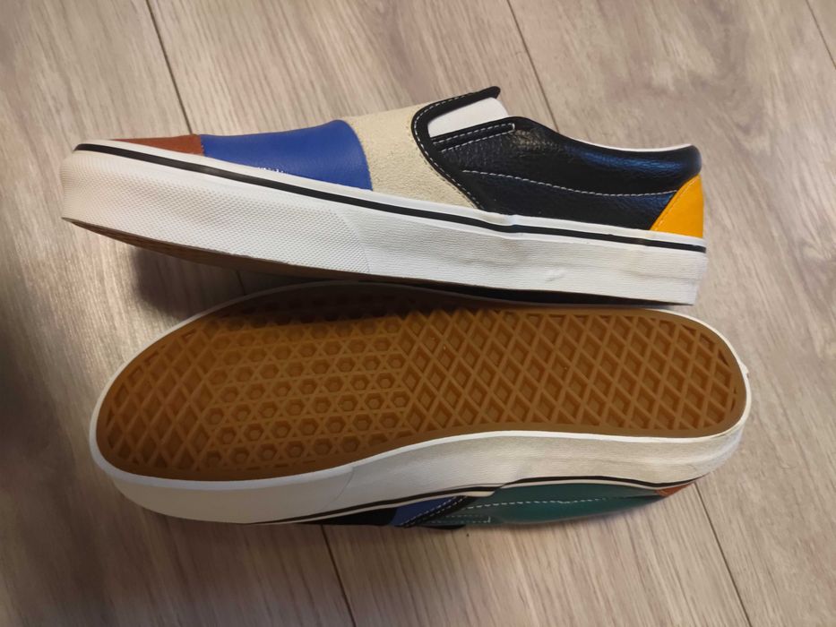 Vans Slip On din piele multicolor