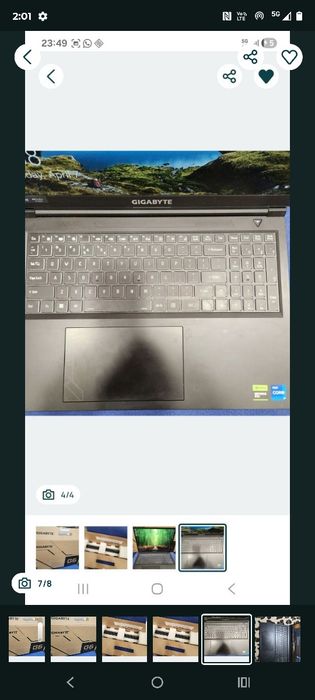 Vând sau schimb laptop gigabyte g6 ultra gaming