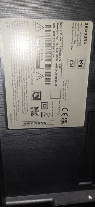 Телевизор SAMSUNG  UE50AU8072UXXH