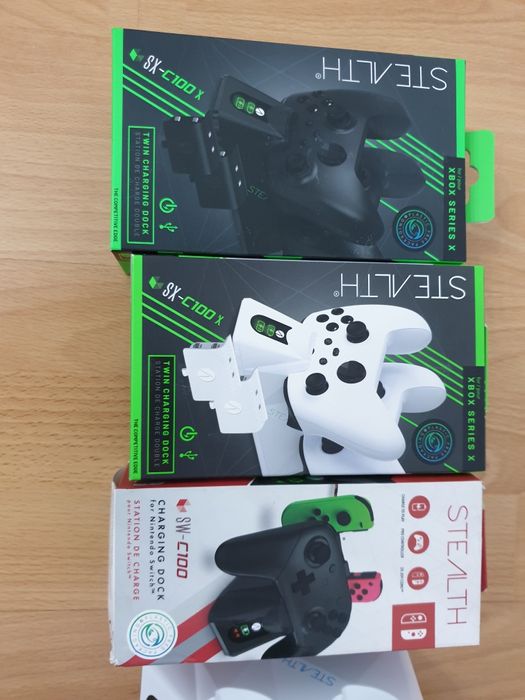 dock-uri de încărcare controllere PS5/Xbox/Nintendo