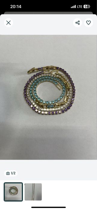 Bratara rodiata cristale