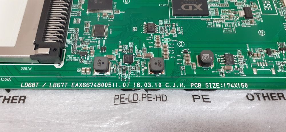 LG led tv 108cm/43 display fisurat.