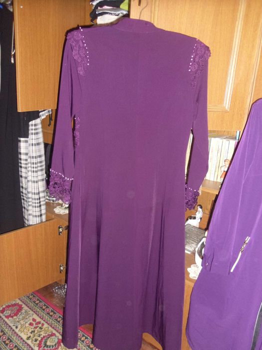 set rochie lunga+ sacou lung