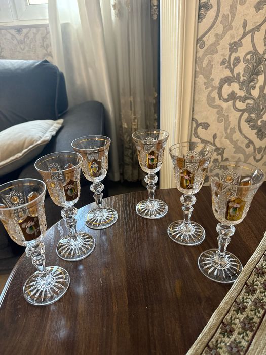 Рюмки Багемский хрусталь оригинал
