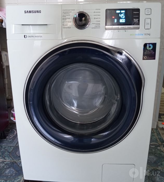 Стиральная машина Samsung eco bubble 8кг.