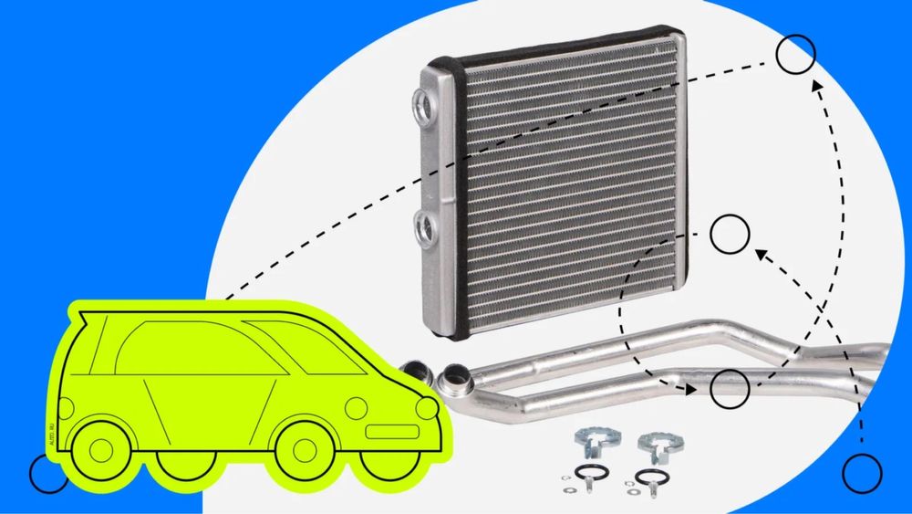 Промывка авто печки (замена радиатора)