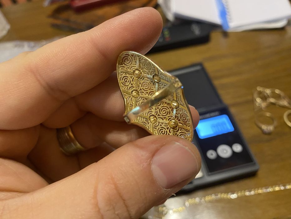 Стилен дамски Златен пръстен  14к - 4,42грама