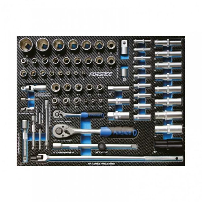 Шкаф с инструменти със 7 чекмеджета – 5 пълни Forsage