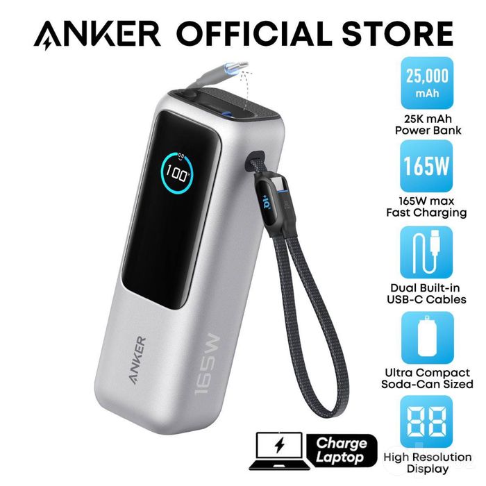 Anker Powebank 25000mAh 165W
