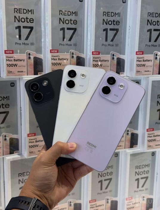 Bepul dostavka Redmi note 17 pro max 5g
