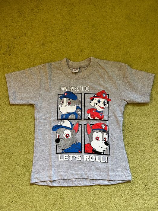 Нови детски къси панталонки и тениска, 116, Пес Патрул и Спайдърмен