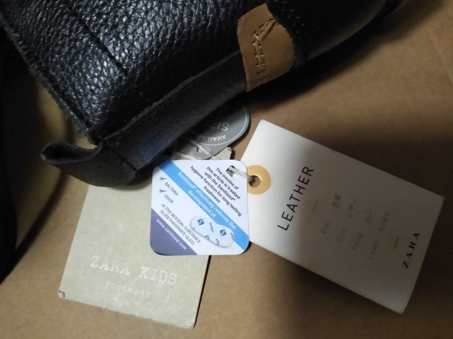 ZARA Естествена кожа -30 размер