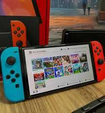 Nintendo Switch OLED — не прошитый, полный комплект, коробка