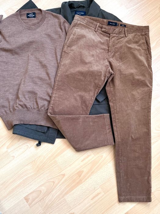 Massimo Dutti кафеви елегантни мъжки джинси 33номер